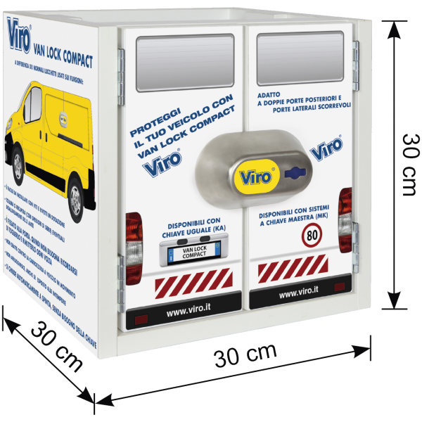 VAN LOCK COMPACT, kamyon ve vanlar için üretilmiş paslanmaz, güçlü ve korozyona dayanıklı yapısıyla KIRILMAZ kilit.