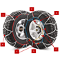 265/60R18 E470 4X4-SUV Takmatik Kar Zinciri